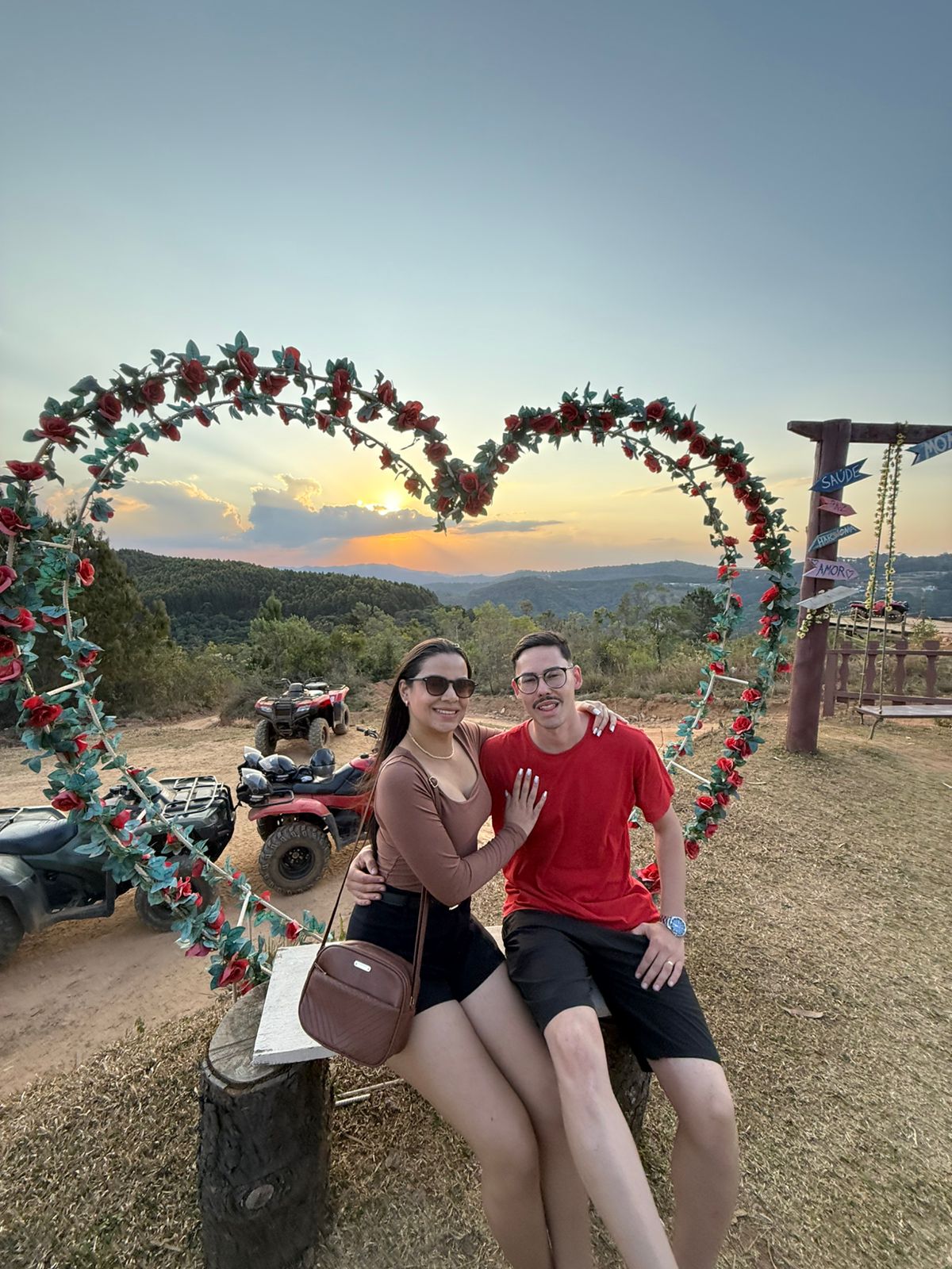 Pôr do sol na Fazenda Adrenalina em Monte Verde Minas Gerais